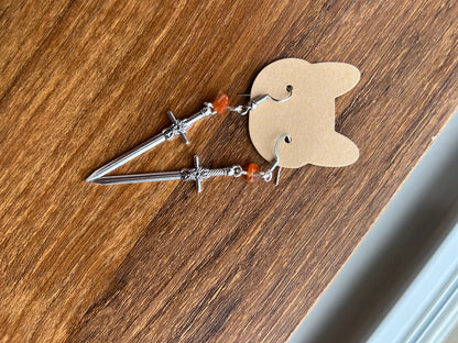 Ateez Wonderland inspired gothic Necklace/earrings/set (Seonghwa inspired)