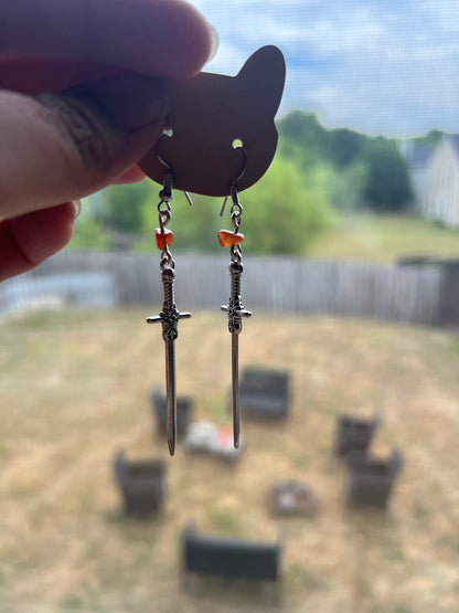 Ateez Wonderland inspired gothic Necklace/earrings/set (Seonghwa inspired)