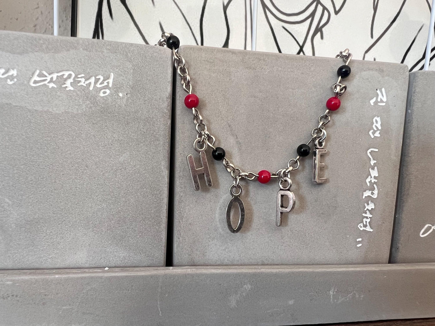 Hope Inspired  Choker – kpop Concert Jewelry, fan Gift, Festival Rave Accessory